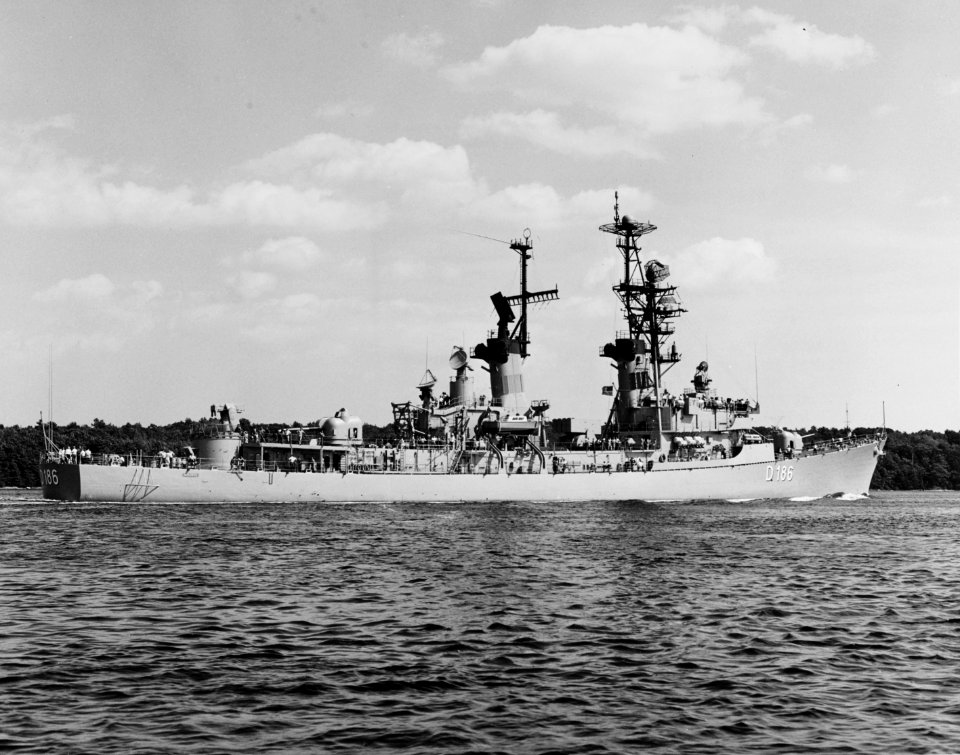 German destroyer Molders D-186 Off Bath, Maine on sea trials in 1969, (50664985931)
