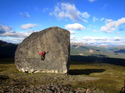Glacier Landforms Glacial Erratic, Denali National Park (32464634322)