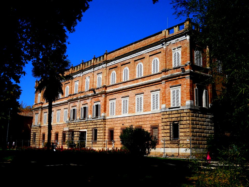 Giustiniani Bandini Palace (beginning 19th century) at Abbey of Fiastra Macerata Marche Italy - Architect Ireneo Aleandri (San Severino Marche 1795-Macerata 1885) (37003956631)