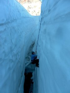 Glacier Features Crevasse, Mount Rainier National Park (29731354790)