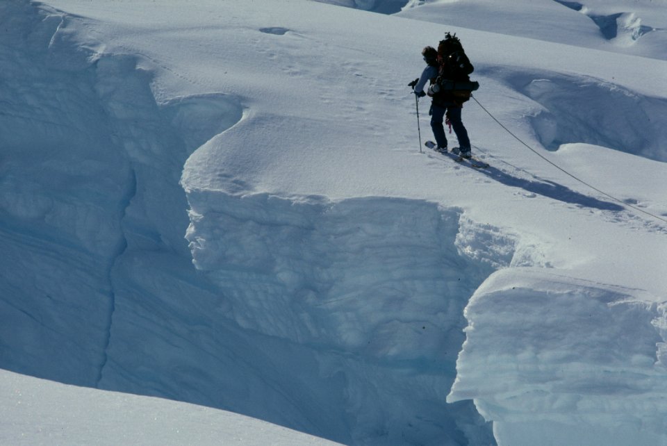 Glacier Features Crevasse, Denali National Park (32238583950)