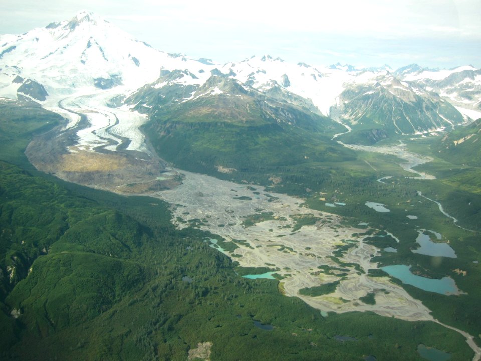 Glacier Landforms Outwash Plain, Red Glacier (31774885854)