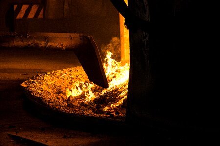 Coal fire radiance
