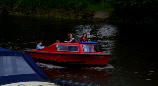 Happy Crew Aboard 'Penny' River Ouse, York, Yorkshire (48063643912) photo