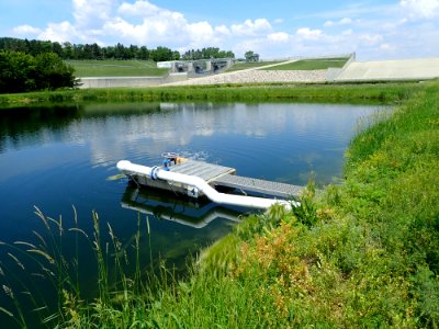 Hatchery pond at Baldhill Dam NFH (49526365651)