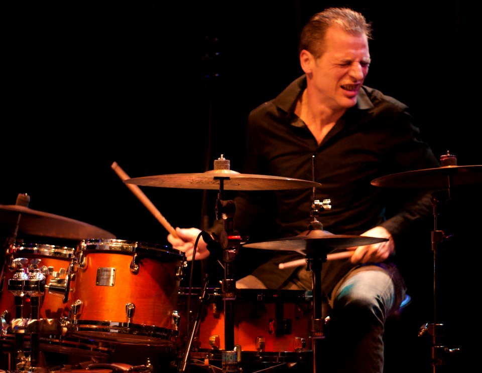 Henri Texier Hope Quartet, 30 november 2013 BIM Amsterdam - Louis Moutin (51230479789)