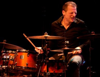 Henri Texier Hope Quartet, 30 november 2013 BIM Amsterdam - Louis Moutin (51230479789)