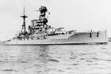 HMS Barham after her 1931-34 reconstruction. (50656776817)