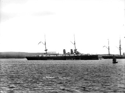HMS Orlando and HMS ‘Nelson, at Farm Cove, Sydney, 1888. (50566786957)
