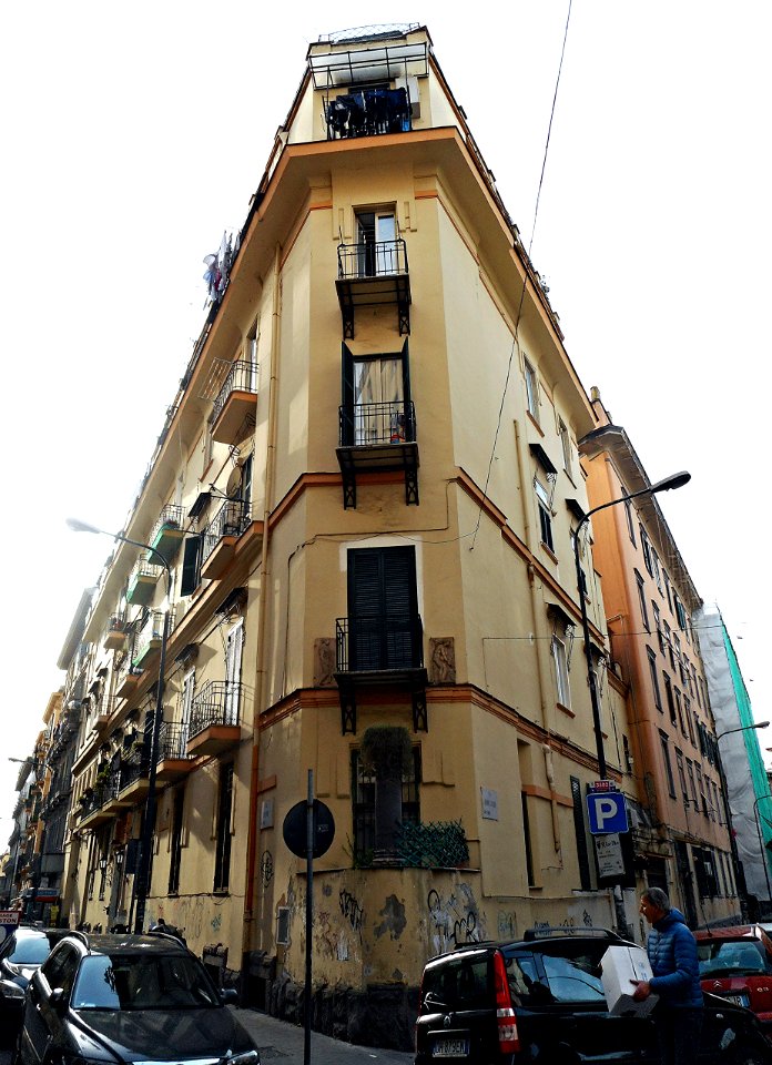 House of the sculptor Filippo Cifariello (Molfetta 1864-Naples 1936) at Via Solimene in Naples (25374875363)