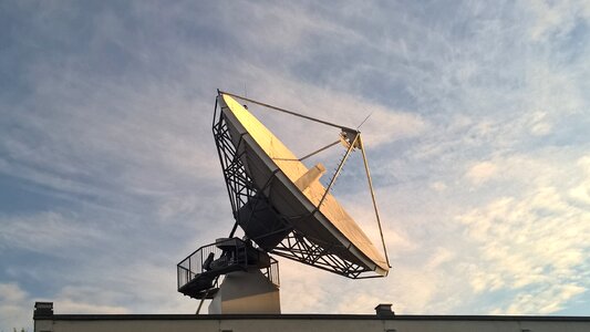 Communication reception satellite photo