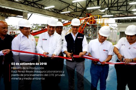 Inauguración de laboratorios y planta de procesamiento del CITE privado minería y medio ambiente (42642479990)