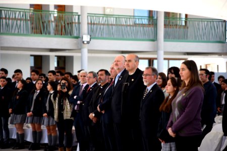 INAUGURACIÓN EDIFICIO TALLERES Y FIRMA CONVENIO EMPRESAS Y COLEGIO DON BOSCO DE CALAMA (27802827877)