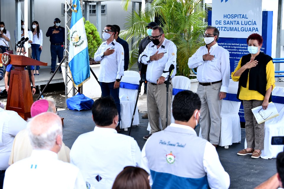 Inauguran hospital para atender pacientes con COVID-19 en Escuintla, 20200902 JKM 8348 (50300401152)