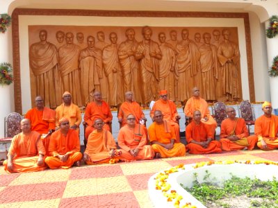 Inauguration of Relievo of Sri Ramakrishna's Monastic Disciples- Baranagar Mission(2)