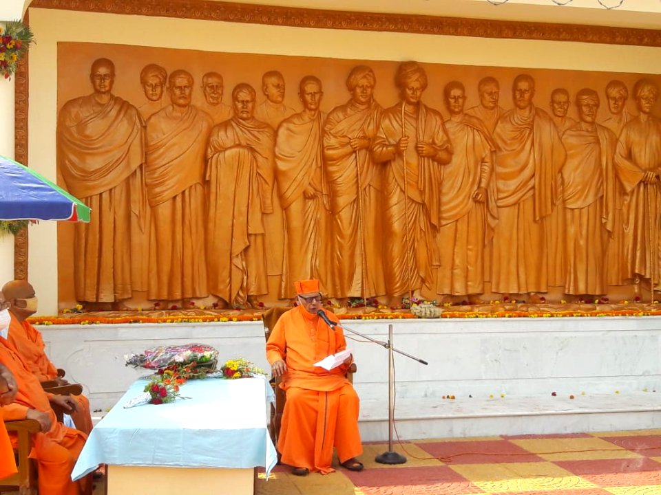 Inauguration of Relievo of Sri Ramakrishna's Monastic Disciples- Baranagar Mission(4)