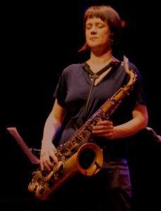 Ingrid Laubrock Quintet 9 maart 2013 BIM Amsterdam - Ingrid Laubrock (50971819443)