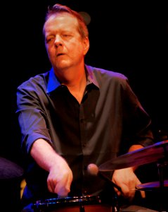 Ingrid Laubrock Quintet 9 maart 2013 BIM Amsterdam - Tom Rainey (50972616732)