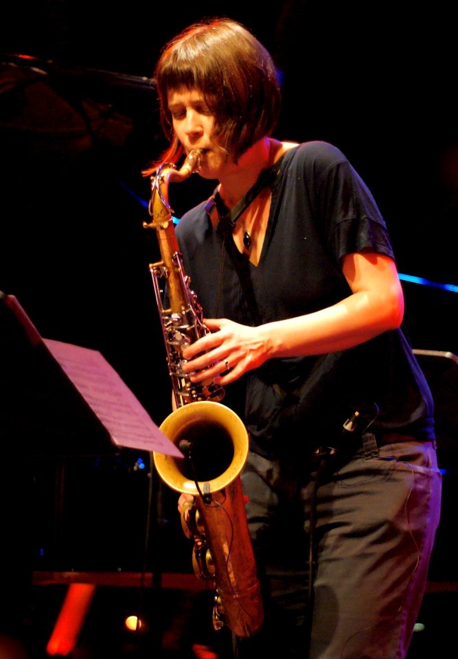 Ingrid Laubrock Quintet 9 maart 2013 BIM Amsterdam - Ingrid Laubrock (50972618387)