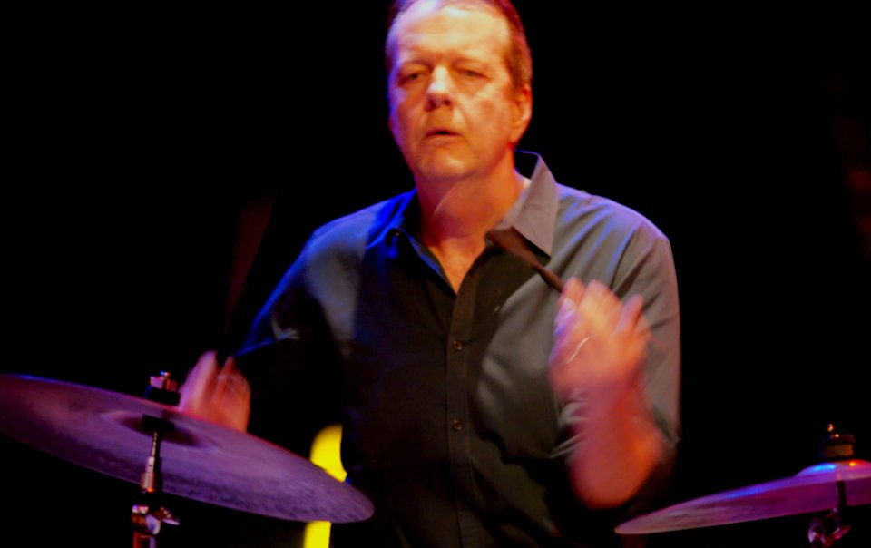 Ingrid Laubrock Quintet 9 maart 2013 BIM Amsterdam - Tom Rainey (50972701236)