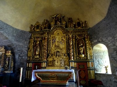 Intérieur de l'église St-Blaise, Apchon, Cantal