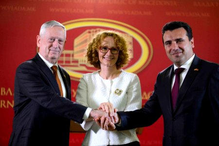James Mattis in Skopje, Macedonia