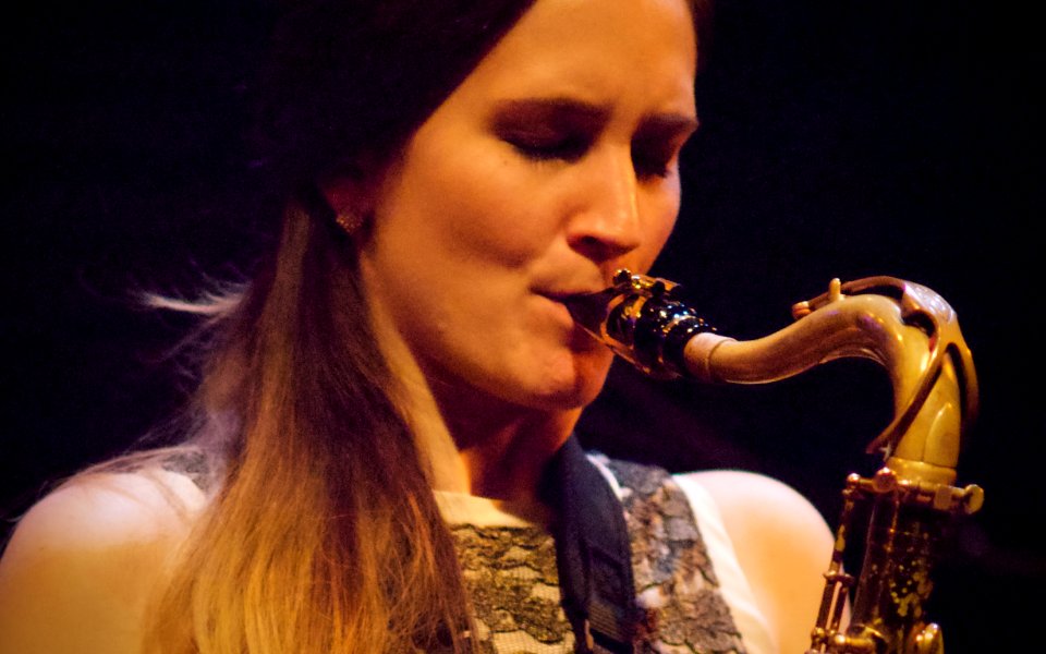 Jeremey Pelt Quintet, BIM huis Amsterdam 24 october 2013 - Roxy Coss (51142969669)