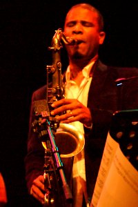 Kenny Werner Quartet, 21 mei 2014 Lantaren Venster - David Sanchez (29552316932)