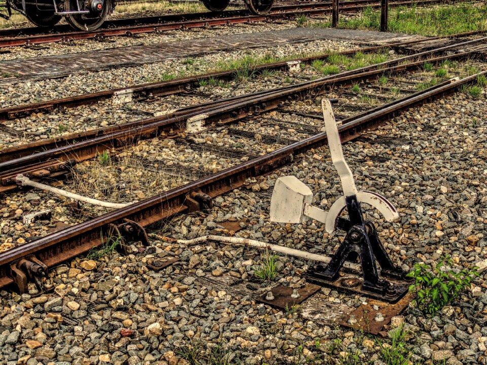 Railways spoorwegwissel handwissel
