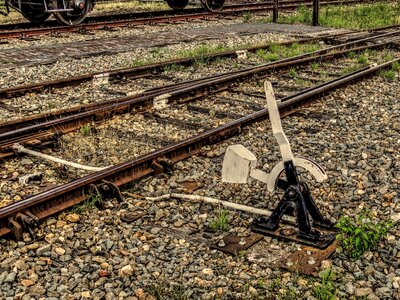 Railways spoorwegwissel handwissel