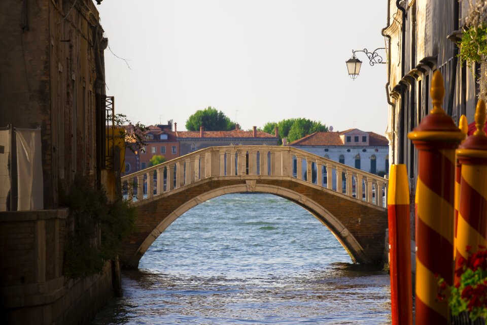 Channel old houses city