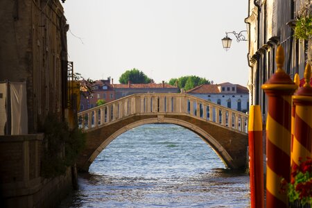 Channel old houses city photo