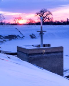 Pond sunrise at Gavins Point NFH (50935963957)