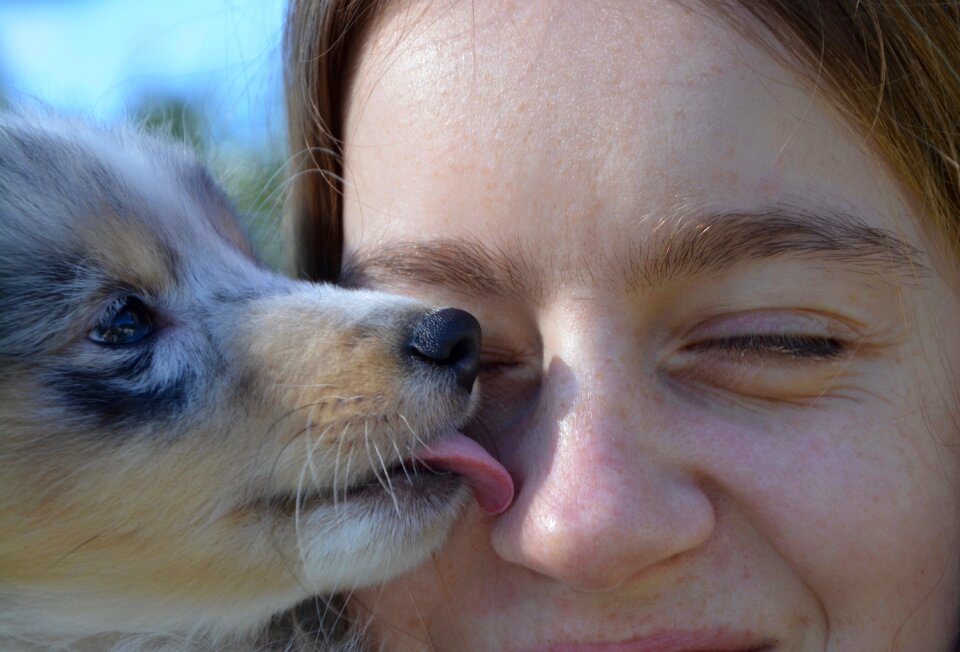 Woman girl tenderness