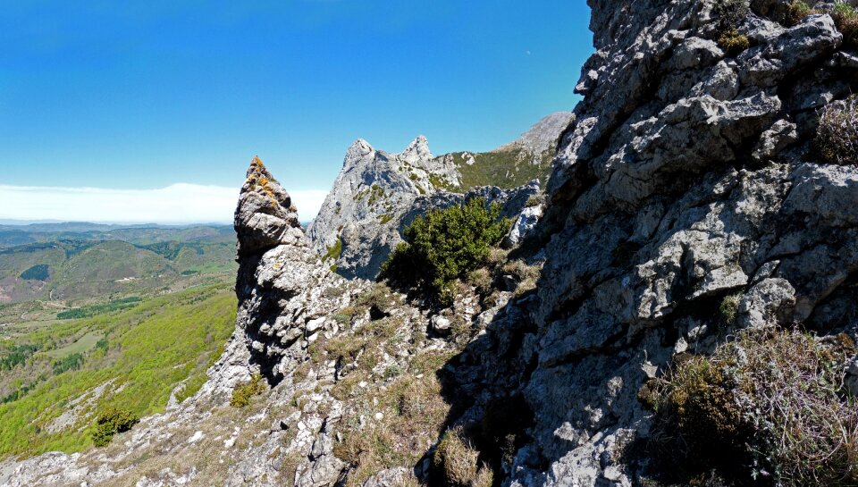 Landscape sky mountain peak photo