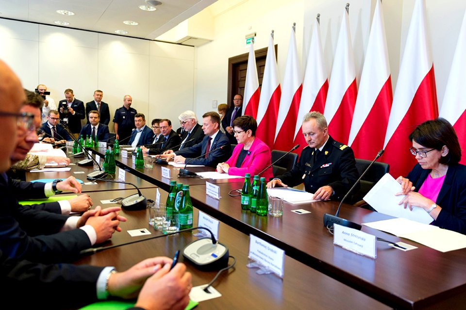 Posiedzenie Rządowego Zespołu Zarządzania Kryzysowego (1)