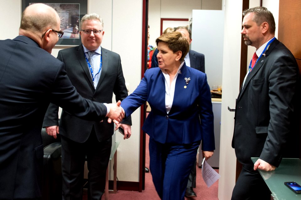 Premier Beata Szydło na szczycie Rady Europejskiej (24501320374)