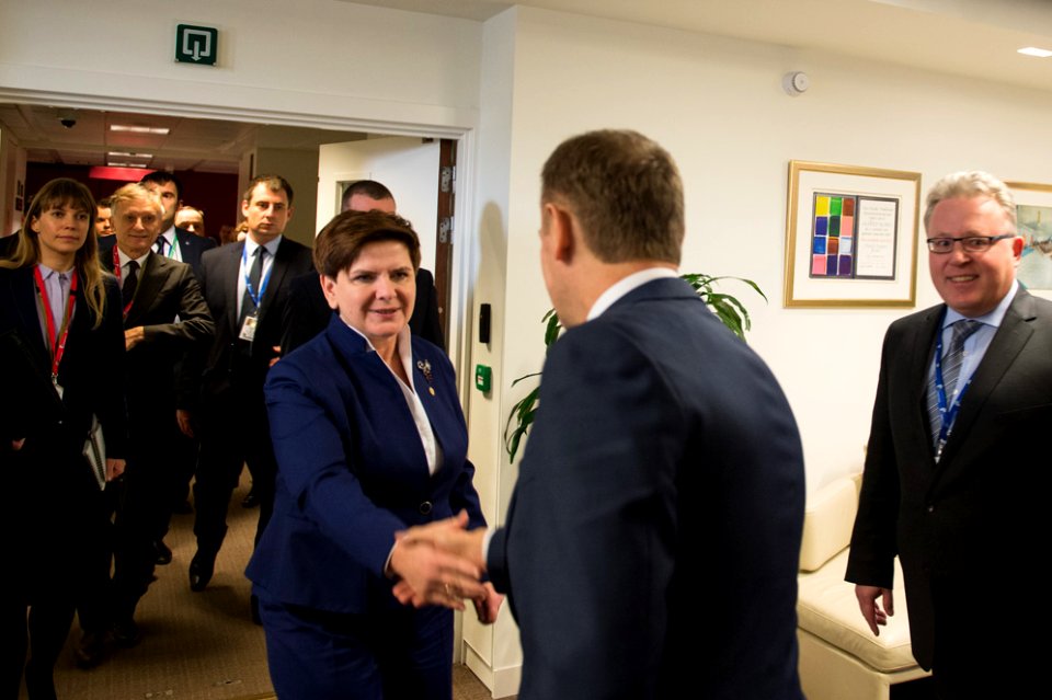 Premier Beata Szydło na szczycie Rady Europejskiej (24762773059)