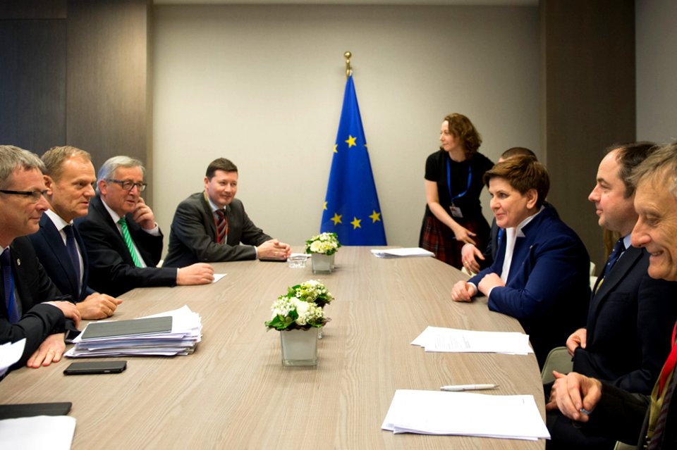 Premier Beata Szydło na szczycie Rady Europejskiej (25037197771)