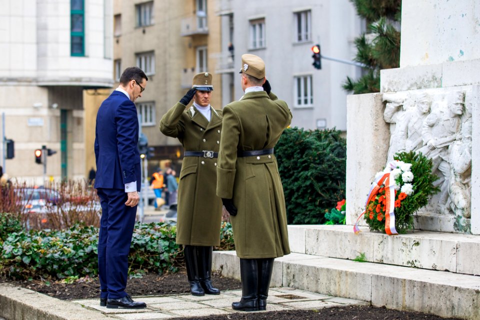 Premier Mateusz Morawiecki na szczycie premierów Grupy Wyszehradzkiej (26033623238)