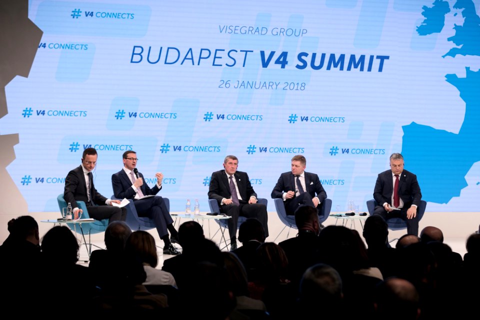 Premier Mateusz Morawiecki na szczycie premierów Grupy Wyszehradzkiej (39912470871)