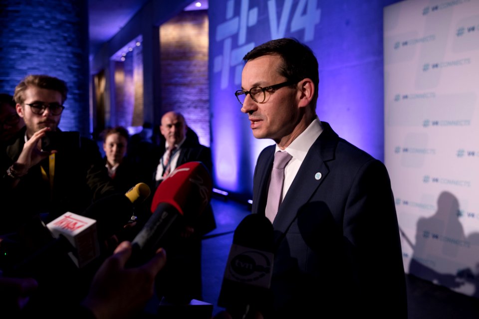 Premier Mateusz Morawiecki na szczycie premierów Grupy Wyszehradzkiej (26039573248)