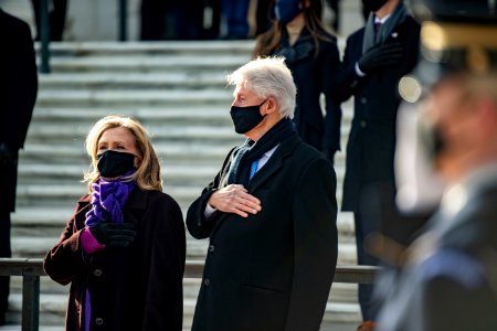 President Joseph R. Biden, Jr. and Vice President Kamala Harris participated in a Presidential Armed Forces Full Honors Wreath-Laying Ceremony at the Tomb of the Unknown Soldier at Arlington National Cemetery (50857745622)