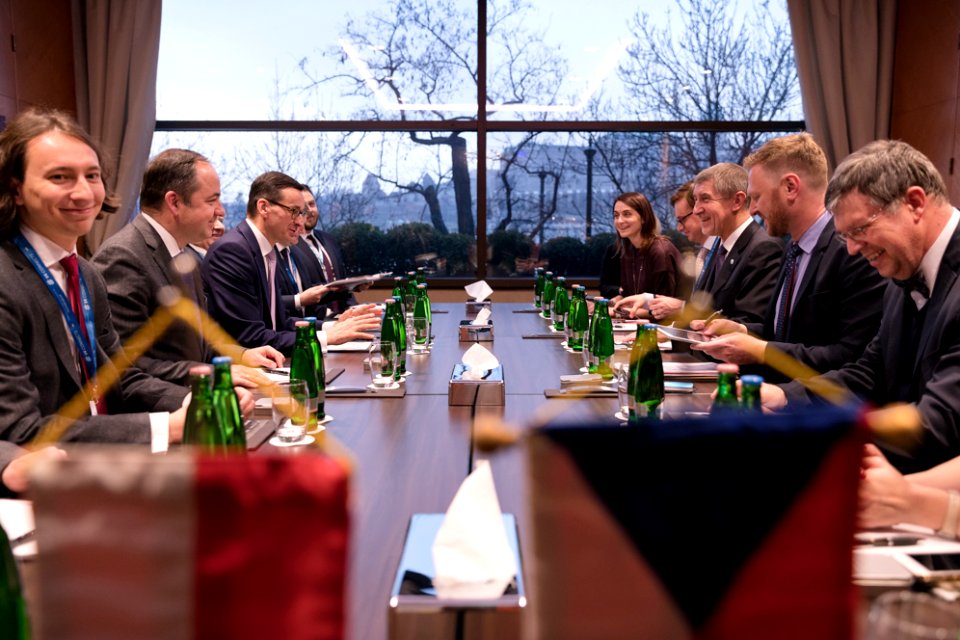 Premier Mateusz Morawiecki na szczycie premierów Grupy Wyszehradzkiej (39201973664)