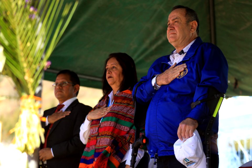 Presidencia de Guatemala - Alejandro Giammattei en Quetzaltengo Feb 2020 07