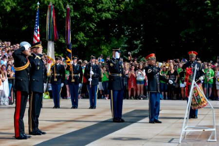 Prince Harry visits Arlington National Cemetery (9718161973)
