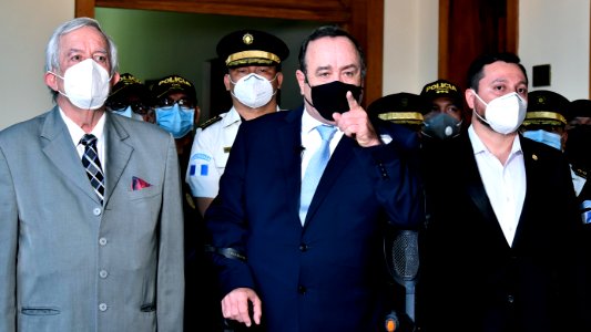 Presidente, Alejandro Giammattei, hace fuerte llamado a pandilleros. 20200831