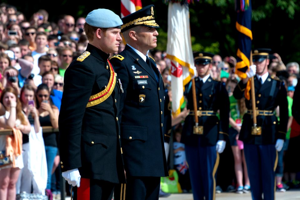Prince Harry visits Arlington National Cemetery (9721393752)
