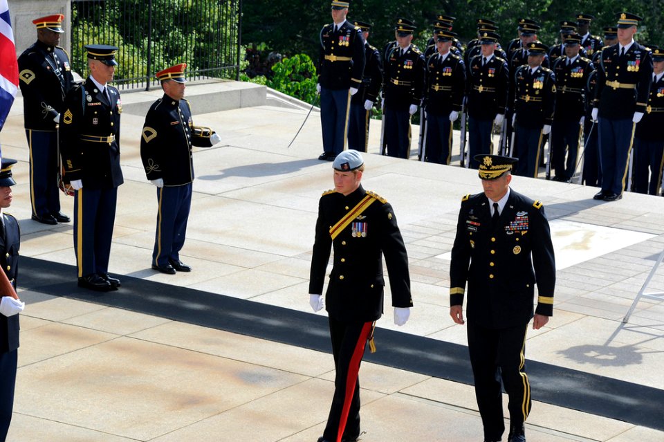 Prince Harry visits Arlington National Cemetery (9721390444)