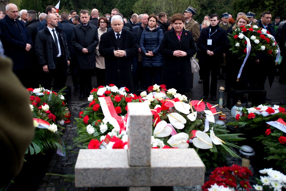 Przy grobach Ofiar Tragedii w Smoleńsku 2010, modlitwa